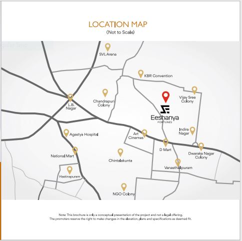 Eeshanya Fortune Location